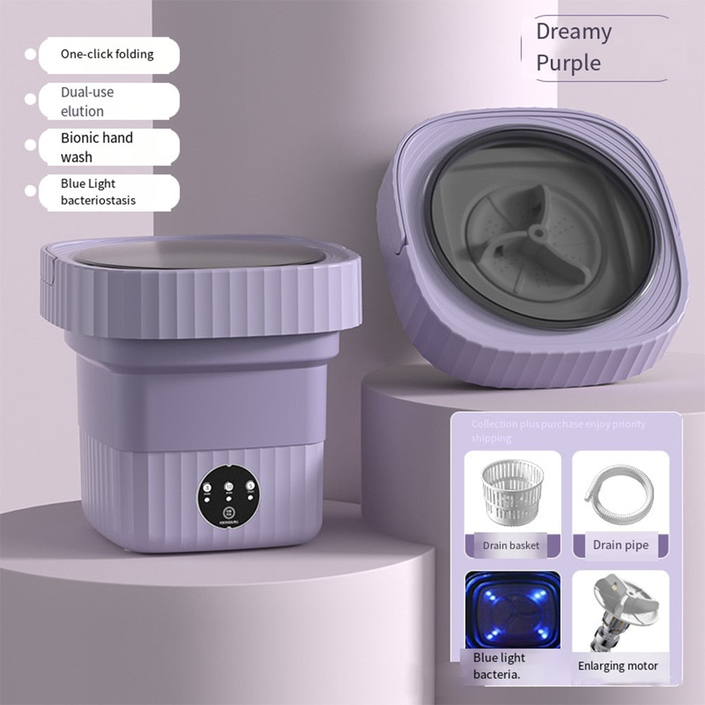 Mini Folding Portable Washing Machine