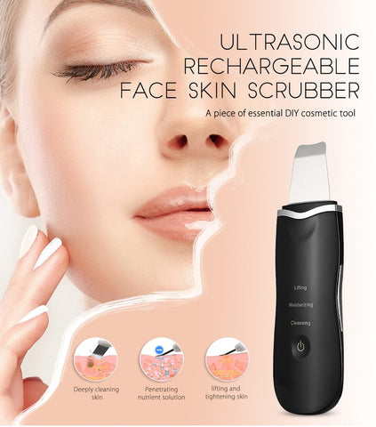 Ultrasonic Skin Scrubber Deep Face Cleaning Machine